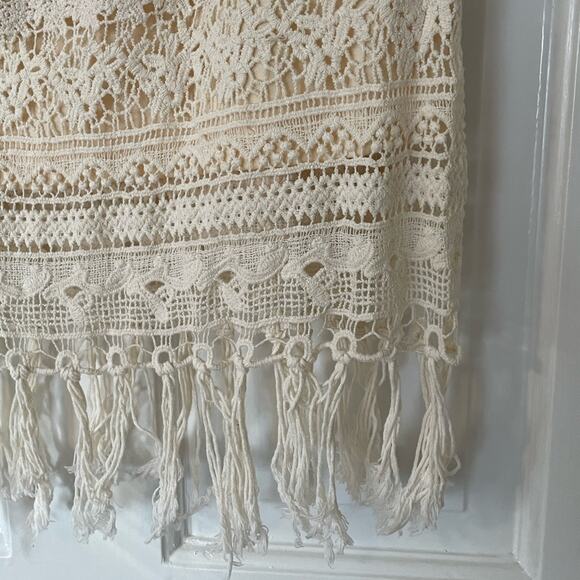 Chicos Lace Fringe Skirt - Picture 3 of 5